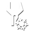 Wrench and Snowflake Icon